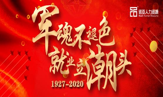 軍魂不褪色，就業(yè)立潮頭！熱烈慶祝中國人民解放軍建軍93周年！